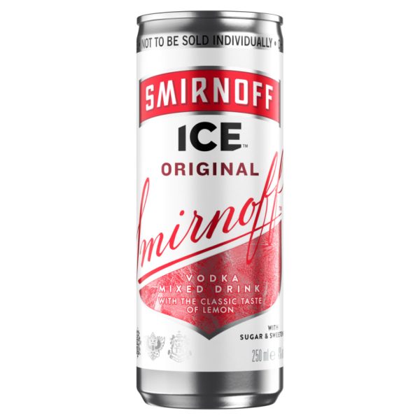 SMIRNOFF ICE CANS (250ml) x 12 For Cheap