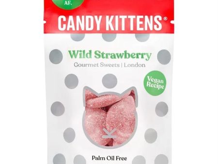 CANDY KITTENS WILD STRAWBERRY SWEET BAGS (54g) x 12 For Discount