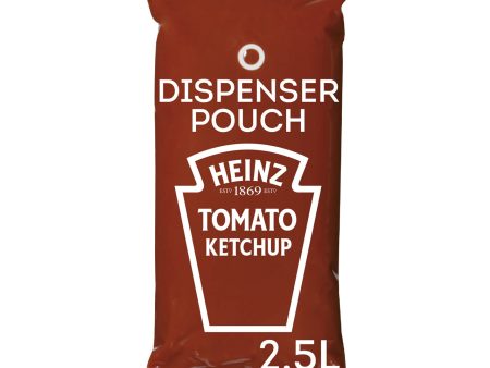 HEINZ TOMATO KETCHUP DISPENSER POUCHES (2.5 litres) x 3 on Sale