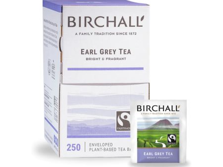 BIRCHALL EARL GREY ENV PLANT BASED TEA BAGS (250 bags) on Sale