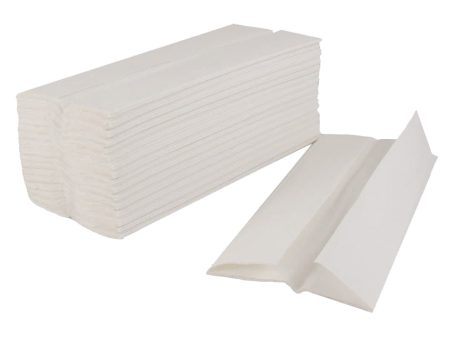 STAPLES C-FOLD 2 PLY PAPER HAND TOWELS WHITE (162-pack) x 15 For Cheap