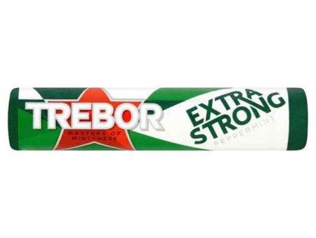 TREBOR EXTRA STRONG MINTS PEPPERMINT (48g) x 40 Online Hot Sale