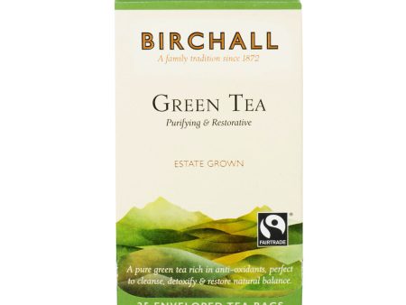 BIRCHALL GREEN TEA BAGS (25 bags) Supply