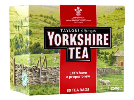 YORKSHIRE TEA (80 bags) For Sale