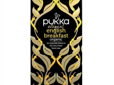 PUKKA ORGANIC ENGLISH BREAKFAST TEA (20 bags) x 4 For Cheap