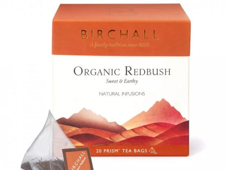 BIRCHALL REDBUSH TAG & ENVELOPE PRISM TEA BAGS (20 bags) Online now