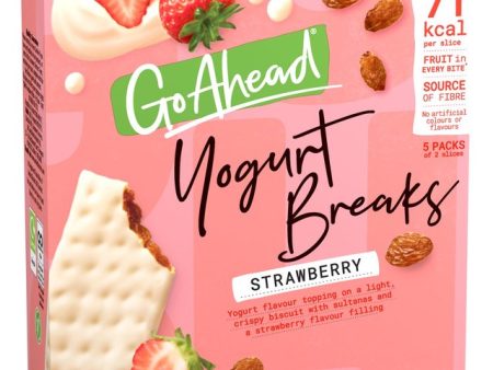 GO AHEAD YOGHURT BREAKS STRAWBERRY (35g) x 24 Hot on Sale