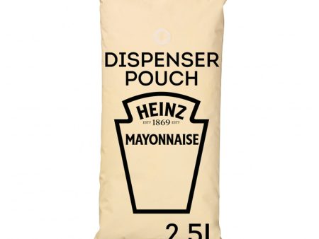 HEINZ MAYONNAISE DISPENSER POUCHES (2.5 litres) x 3 Cheap