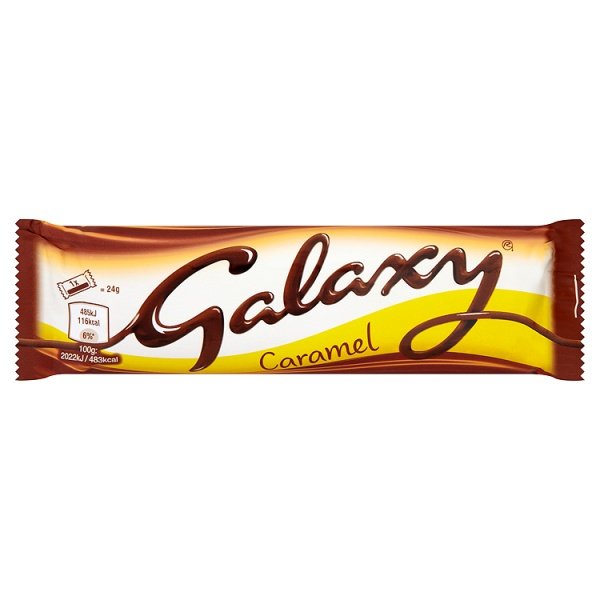 GALAXY CARAMEL BARS (48g) x 24 For Sale