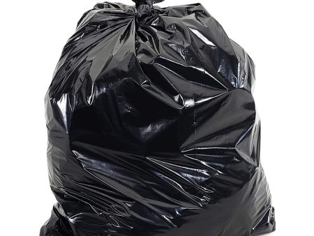 HEAVIER WEIGHT RUBBISH SACKS BLACK x 100 on Sale