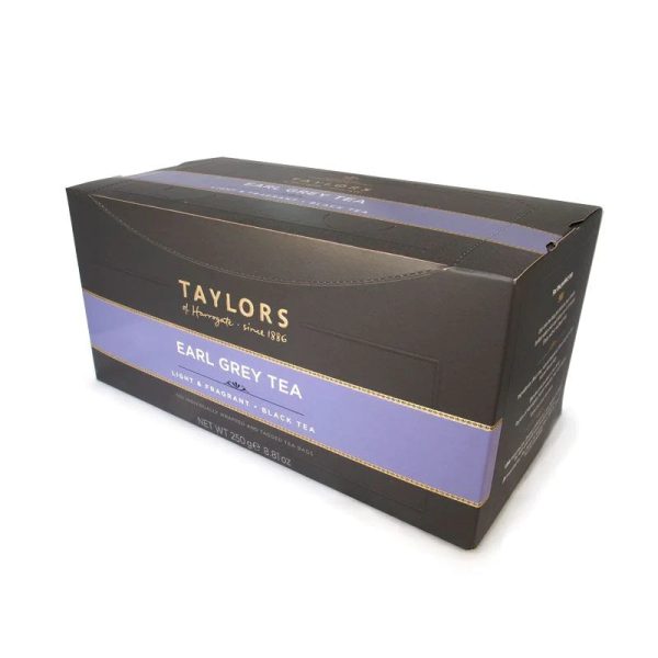 TAYLORS OF HARROGATE EARL GREY ENVELOPE & TAG (100 BAGS) Online Hot Sale