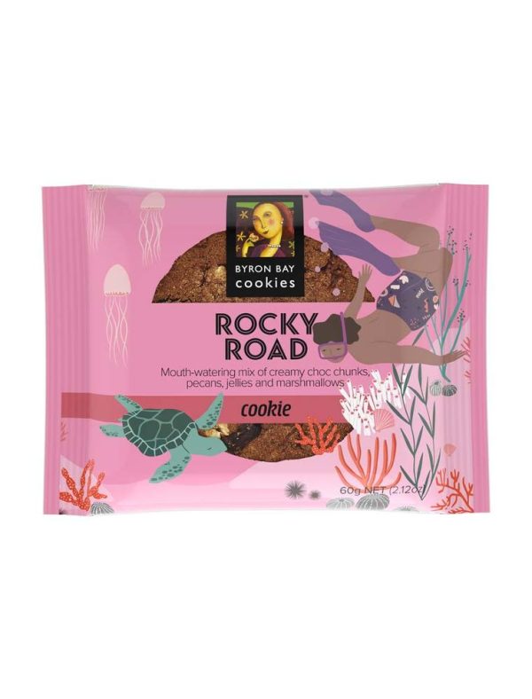 Byron Bay Individually Wrapped Rocky Road Cookies Online now