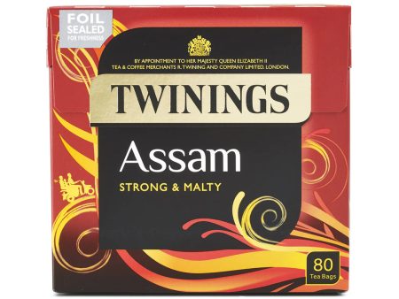 TWININGS ASSAM LOOSE TEA BAGS (80 bags) Fashion