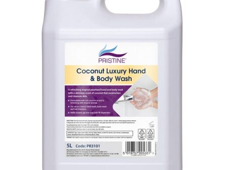 PRISTINE COCONUT HAND WASH (5L) x 4 Online Sale