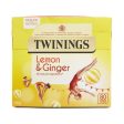 TWININGS LEMON & GINGER LOOSE TEA BAGS (80 bags) x 4 on Sale