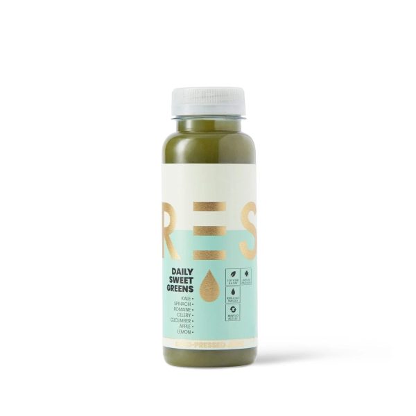 PRESS - COLD PRESS DAILY SWEET GREENS JUICE BOTTLES (250ml) x 6 Supply