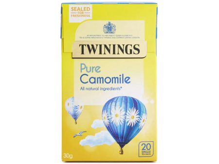 TWININGS CALMING CAMOMILE TAG & ENVELOPE TEA BAGS (20 bags) For Discount