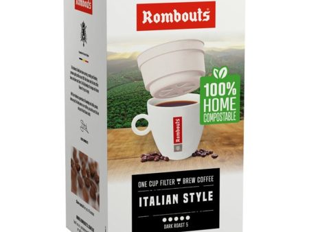 ROMBOUTS ONE CUP BAGASSE COMPOSTABLE (40 bags) Fashion