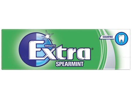 WRIGLEY S EXTRA SUGAR FREE SPEARMINT CHEWING GUM (14g) x 30 packs Online