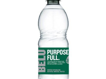 BELU MINERAL WATER SPARKLING - PLASTIC BOTTLES (500ml) x 24 on Sale