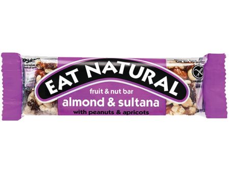 EAT NATURAL BARS ALMOND & SULTANA BARS (45g) x 12 Fashion