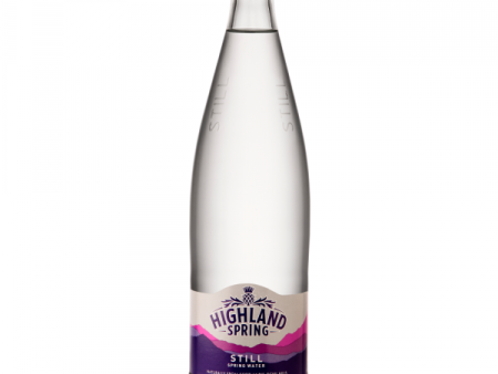 HIGHLAND SPRING STILL WATER GLASS BOTTLES (750ml) x 12 For Sale