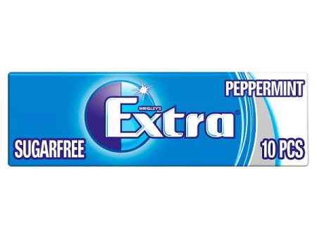 WRIGLEY S EXTRA SUGAR FREE PEPPERMINT CHEWING GUM (14g) x 30 packs Cheap