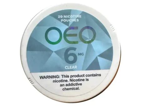 OEO Clear Nicotine Pouches 6mg For Sale