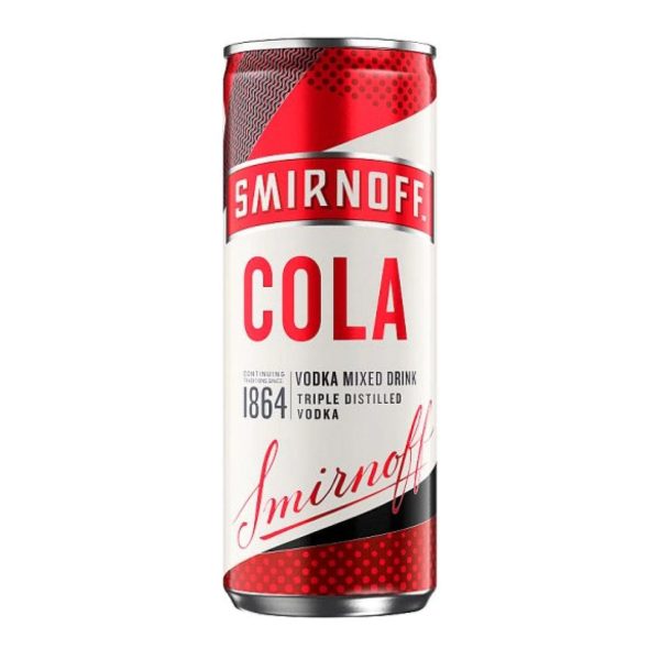 SMIRNOFF COLA CANS (250ml) x 12 Online now