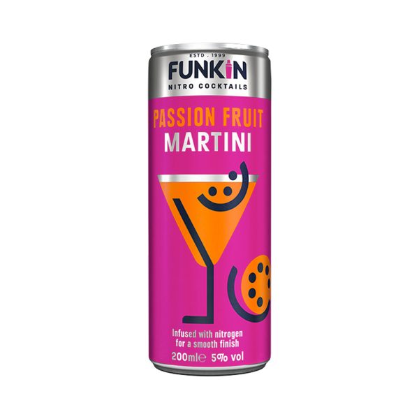 FUNKIN PASSIONFRUIT MARTINI COCKTAIL SINGLE CAN (250ml) Online Hot Sale