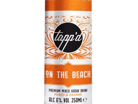 TAPP’D ON THE BEACH COCKTAIL CANS (250ml) x 12 Fashion