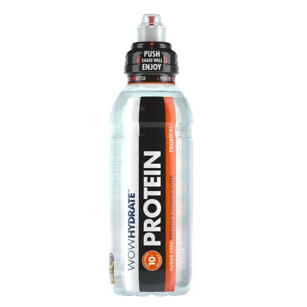 WOW HYDRATE PROTEIN TROPICAL WATER (500ml) x 12 Online now