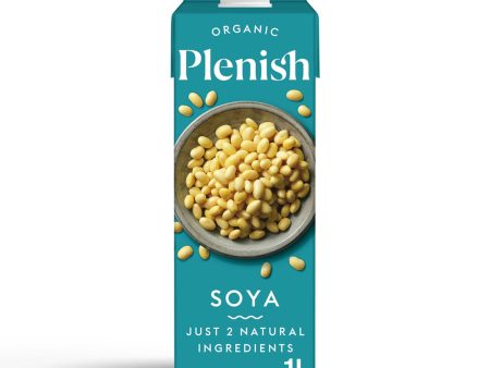 PLENISH ORGANIC UNSWEETENED SOYA MILK (1 litre) x 8 Online now