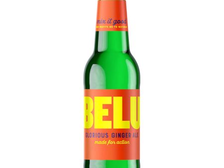 BELU GLORIOUS GINGER ALE GLASS BOTTLES (200ml) x 24 on Sale