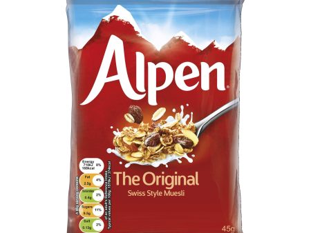 ALPEN ORIGINAL MUESLI SACHETS (50g) x 30 on Sale