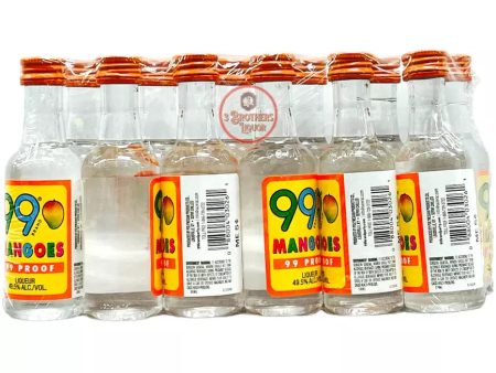 99 Mango Schnapps 12 pack Shots (12x50mL) Hot on Sale