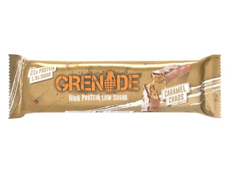 GRENADE CARB KILLA CARAMEL CHAOS BARS (60g) x 12 Supply