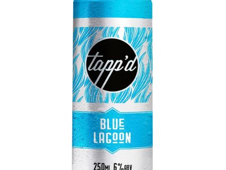 TAPP’D BLUE LAGOON COCKTAIL CANS (250ml) x 12 Supply