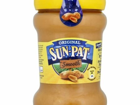 ORIGINAL SUN-PAT SMOOTH PEANUT BUTTER JARS (340g) x 6 Online Hot Sale