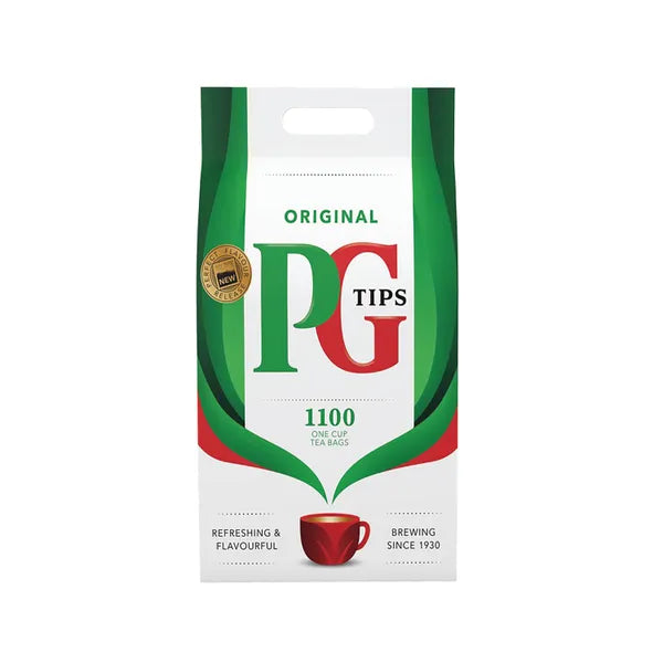 PG TIPS ONE CUP SQUARE TEA BAGS (1100 bags) For Sale