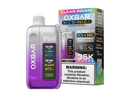 Oxbar Ice+Nic Clear Prism Online Sale