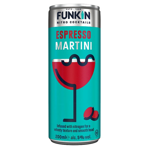 FUNKIN ESPRESSO MARTINI CANS (200ml) x 12 For Cheap