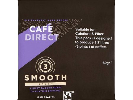 CAFÉDIRECT FAIRTRADE SMOOTH ROAST 100% ARABICA FILTER COFFEE (3-pints) x 45 Supply