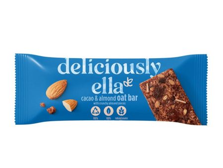 DELICIOUSLY ELLA CACAO & ALMOND OAT BAR (50g) x 16 For Sale