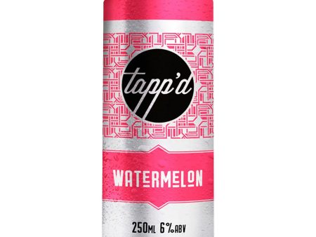 TAPP’D WATERMELON COCKTAIL CANS (250ml) x 12 Online Sale