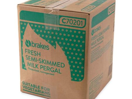 PERGAL SEMI SKIMMED MILK (3 GALLONS) on Sale