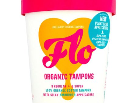 FLO APPLICATOR ORGANIC TAMPONS COMBO PACK x 80 For Cheap