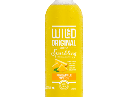 Wild One Organic Sparkling Mineral Water Pineapple Splice 12x345ml Online Sale