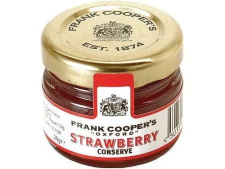 FRANK COOPER S STRAWBERRY JAM PORTIONS GLASS (28g) x 96 Discount