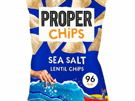 PROPERCHIPS SEA SALT LENTIL CHIPS (20g) x 24 Online Sale